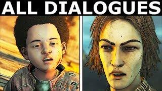 All The Dialogues With Lilly On The Dock - The Walking Dead Final Season 4 Episode 4