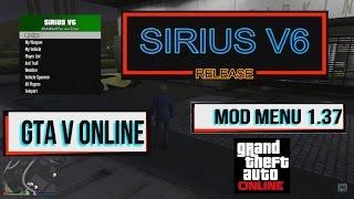 GTA 5 Online Money Hack Sirius V6 Mod Menu 1.37 Updated