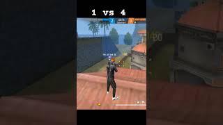 1 vs 4 only one tap M4a1 me TM NITAM GAMING #free fire shorts #Shorts #funny