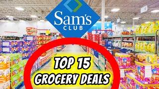 SAM'S CLUB Insider Reveals TOP 15 Grocery Deals