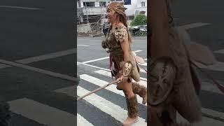 Danaya crossing the street #trending #viralvideos #trendingshorts #viralshorts #cosplayer #viral