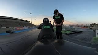 Mary Dangrow Pro Fuel Harley 2021 360 ride along