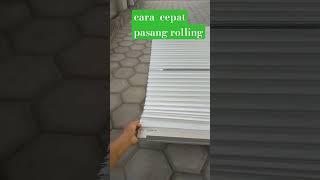 cara cepat membuat rolling#shorts