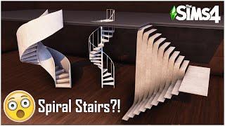 SIMS 4 FUNCTIONAL SPIRAL STAIRS! | Kate Emerald