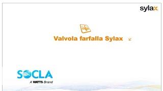 Valvole a farfalla Sylax IT