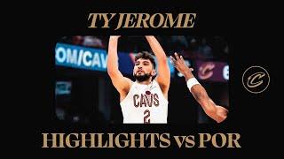 Cavs vs Trail Blazers | Ty Jerome Highlights | 3.2.2025