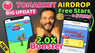 Tomarket 2.0x Boost Airdrop Weekly | Earn More STARS on Tomarket | Tomarket Airdrop Withdrawal Now