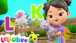 ABC Fun at Lellobee City Farm: Sing Along with the Animals! |  Lellobee Kids Songs & Cartoons!