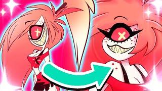  Watch Me DRAW FANART Of Cherri Bomb From Hazbin Hotel // FULL COLOR #speedpaint #draw 