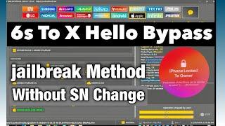 Free iPhone 6s iCloud Bypass hello Screen IOS 15.8.3 Without Change Serial Number 100% Working 2024