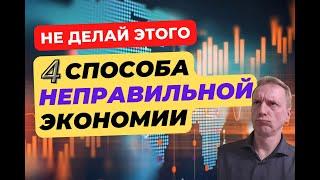 Неправильные способы экономии | На чем не стоит экономить? | Разумная экономия