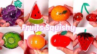 DIY Fruits   Squishy with Nano Tape Series! 🟣Part1🟣