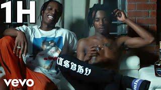 Playboi Carti - New Choppa ft. A$AP Rocky (1 Hour + Lyrics in Description)