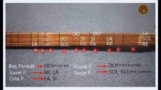 Bağlama Nota Yerleri (Kısa Sap)