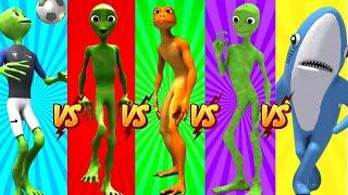 DANCE CHALLENGE DAME TU COSITA vs Patila vs El Taiger   Me Kemaste vs shark   Alien Green