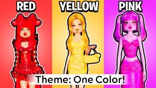 Dress to Impress One Color Challenge! | Roblox