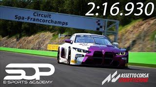 Spa Lap Guide 2:16.930 | BMW M4 GT3 | ACC PC V1.8