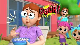 Ouch! little angel mom Got A Boo Boo! | Boo Boo Song 2  | Fun Nursery Rhymes#littleangel