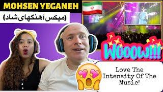 MOHSEN YEGANEH کنسرت محسن یگانه (میکس آهنگهای شاد)  | REACTION 