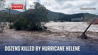 Hurricane Helene kills at least 52 as dozens rescued from Tennessee hospital roof