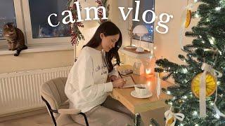 ЗИМНИЙ ВЛОГ: неделя из жизни, уход за телом, каток, варю какао (calm vlog)