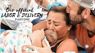 THE HEHNER FAMILY *OFFICIAL* WATER BIRTH:LABOR & DELIVERY PART ONE #birthvlog #livebirth #waterbirth