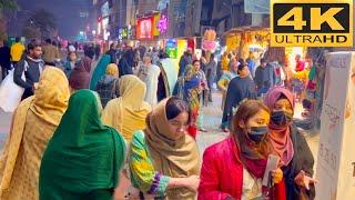 The Luxurious Market Of Gulberg Lahore, Pakistan | 4K Walking Tour Of Liberty Before Christmas [HDR]