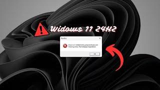 How To Fix Windows 11 24H2 Pcasvc.dll "Missing entry: PcaWallpaperAppDetect" Error