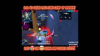 BR-RANK REGION 1 VS 4LAST-ZONE SQUAD WIPEOUT OP CLUTCHWAIT FOR END#free fire shorts