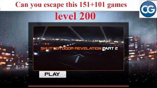 Can you escape this 151+101 games level 200 - SHUTTLER DOOR REVELATION PART 2 - Complete Game