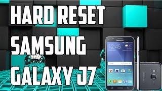 Cómo hacer Hard Reset al Samsung Galaxy J7. Formatear de fabrica 2016.