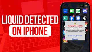 How to Fix Liquid Detected in Lightning (USB-C) Connector on iPhone | Full Guide