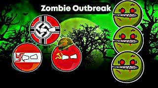 [Zombie Outbreak]In Nutshell || [USSR VS ZOMBIE VIRUS] #shorts #countryballs #geography