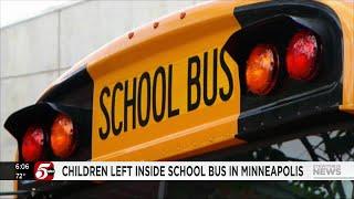 Investigation underway after children are left inside school bus in Minneapolis