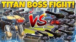  1VS6 SHARANGA VS SCHUTZE ARMY ONE HIT KILL! || WAR ROBOTS || TITAN BOSS FIGHT! ||