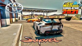 Toyota Supra GR rebuilding and tuning - Car Mechanic Simulator 2021