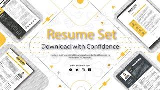 Minimalist Resume Templates: Bold and Confident Designs