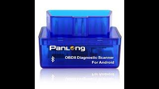 Review of Panlong Bluetooth OBD2 OBDII Car Diagnostic Scanner