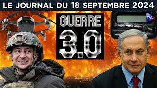 Bipeurs, drones : la bascule des guerres occidentales ? - JT du mercredi 18 septembre 2024