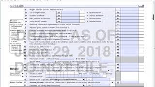 How to fill out the new IRS Form 1040 for 2018 with the new tax law