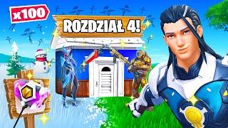 Sekretnie UKRYŁEM SIĘ w Customie Dla 100 Skinów w ROZDZIAŁ 4 w Fortnite