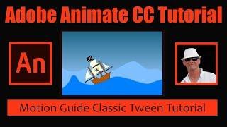 Animate CC Tutorial Classic Tween with Pencil Motion Guide