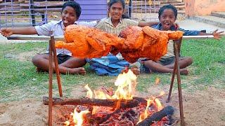 TANDOORI CHICKEN | Full Chicken Tandoori Recipe | Whole Chicken Tandoori | Village Fun Cooking