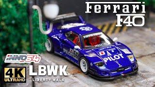 Inno64 1:64 - LBWK Ferrari F40 Tokyo Auto Salon 2024 l Cinema Shot 4K Die-cast