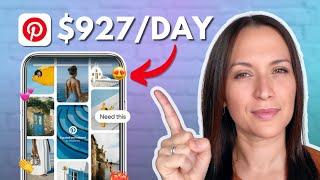 NEW Pinterest + AI Affiliate Marketing Tutorial ($927/day)