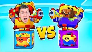  ВОТ ПОЧЕМУ ЛакиБлок ОМЕГА ЯЩИК ЛУЧШЕ Чем МЕГАЯЩИК Лаки Блок Brawl Stars в Майнкрафт ! ВЛАДУС