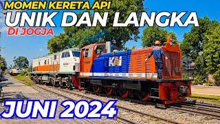 16 UNIQUE AND RARE TRAINS IN JOGJA JUNE 2024