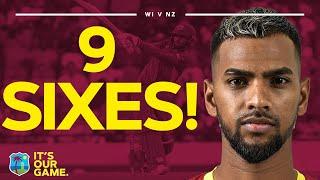 Nicholas Pooran POWER HITTING! | 91 Runs off 55 Balls | West Indies v New Zealand.