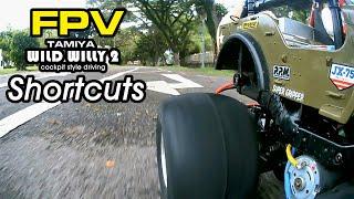 FPV truck TAMIYA WILD WILLY 2 - Shorcuts