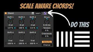 Ableton Live 12 - Scale Aware Chords!